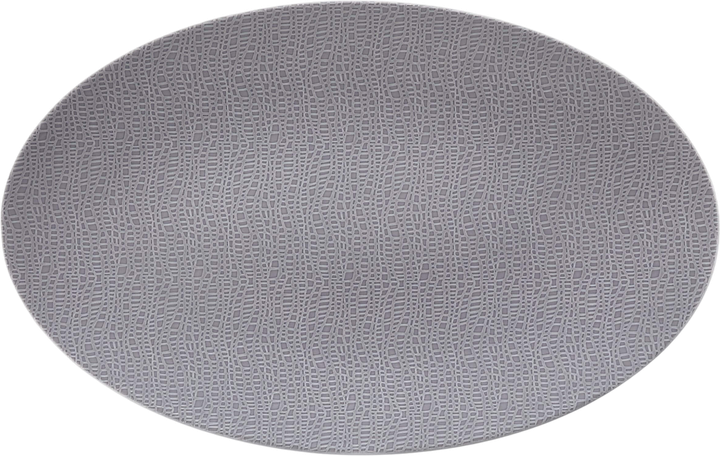 Półmisek Seltmann Weiden Life Fashion Elegant Grey owalny 40 x 26 cm (4052212070179) - obraz 1