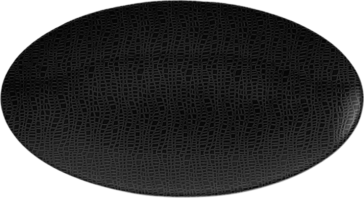 Półmisek Seltmann Weiden Life Fashion Glamorous Black owalny 33 x 18 cm (4052212080482) - obraz 1