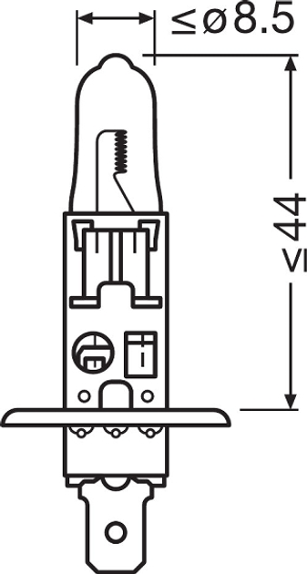 Zestaw żarówek samochodowych Neolux Extra Lifetime N448LL H1 55 W 12 V 2 szt (N448LL-SCB) - obraz 2