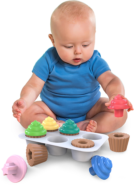Zabawka-sorter Bright Starts Sort & Sweet Cupcakes ‎(12499) (074451124998) - obraz 5