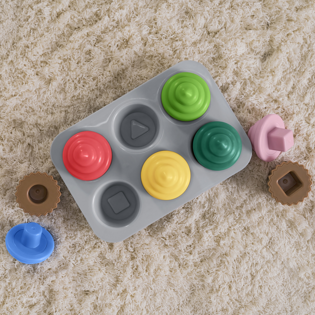 Zabawka-sorter Bright Starts Sort & Sweet Cupcakes ‎(12499) (074451124998) - obraz 7