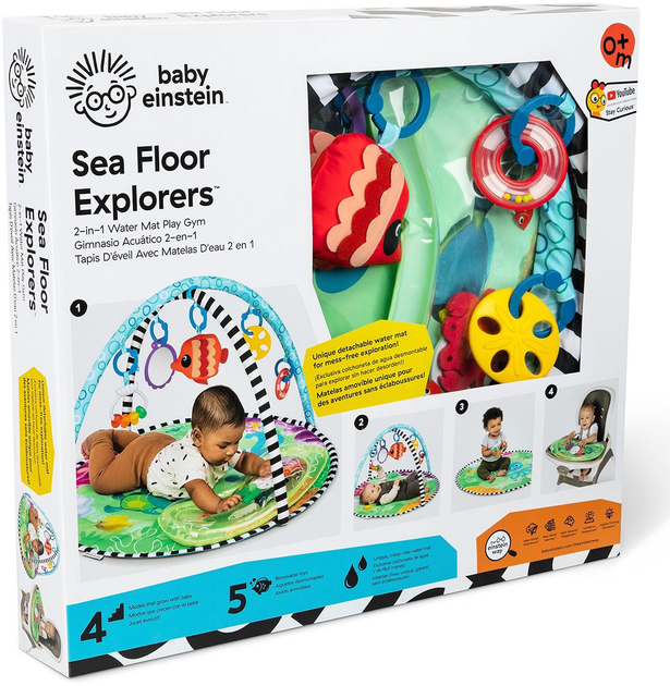 Килимок розвиваючий Baby Einstein Sea Floor Explorers 2 в 1 (12807) (074451128071) - зображення 2