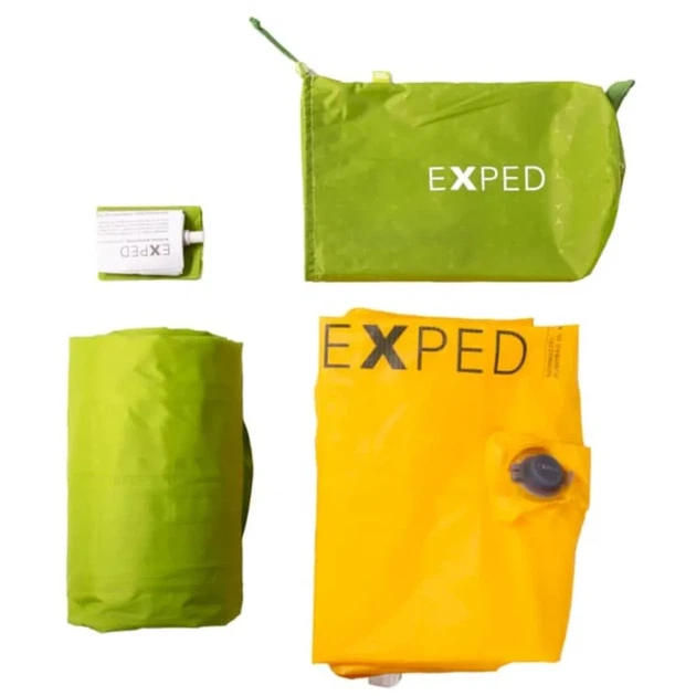 Туристичний килимок надувний Exped Ultra 1R LW green (100033507) - зображення 5