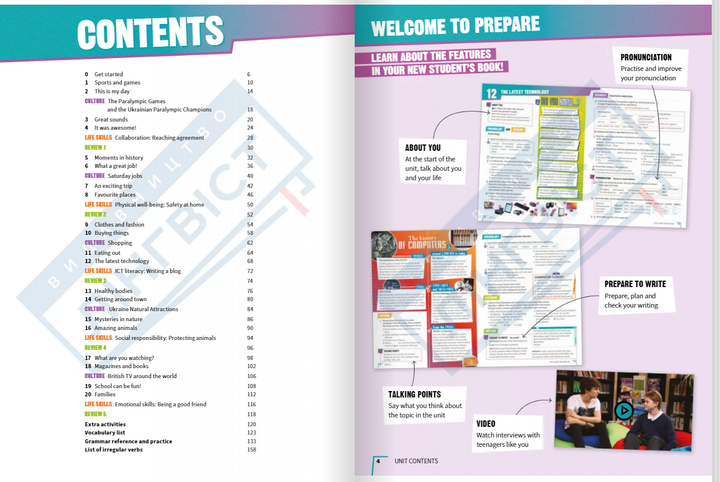 Підручник Prepare for Ukraine НУШ 6 Student`s Book (м'яка обкладинка) - Фото 2 Підручник Prepare for Ukraine НУШ 6 Student`s Book (м'яка обкладинка) - изображение 2