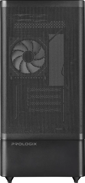 Корпус Prologix Lumi GM-01MAB Mesh Black з 3 ARGB вентиляторами - зображення 5