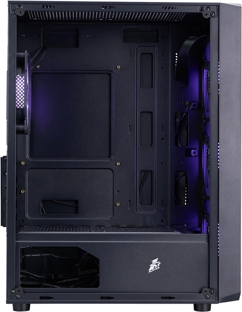 Корпус 1stPlayer FD3-BK-4F7 Black з 4 ARGB вентиляторами - Фото 5 Корпус 1stPlayer FD3-BK-4F7 Black з 4 ARGB вентиляторами - зображення 5