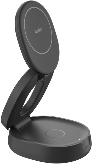 Ładowarka indukcyjna Belkin BoostCharge 2-in-1 Magnetic Foldable Wireless Charger 15 W Black (WIZ035KQBK) - obraz 2