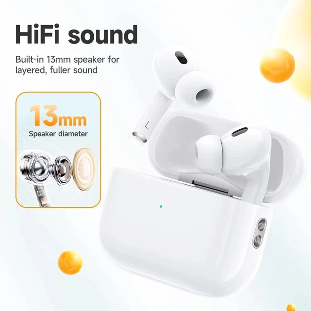 Беспроводные Bluetooth наушники с микрофоном HOCO EW77 Вакуумные TWS наушники BT5.4, 30/300mAh, до 4 часов работы White - изображение 10