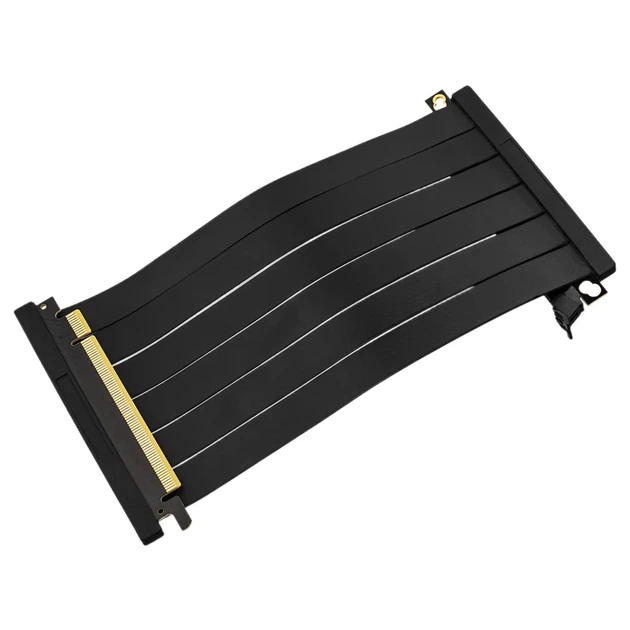 Райзер PcCooler Vertical GPU RISER CABLE PCI-E BK 4.0 185мм PCI-E4.0X16 Чор (RC185 BK 4.0) - изображение 2