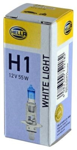 Автолампа Hella White Light H1 55W 12V (8GH223498111) - зображення 2