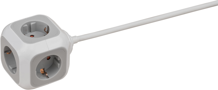 Przedłużacz sieciowy Brennenstuhl ALEA 4 gniazda 1.4 m Grey (1150090) - obraz 3