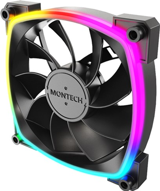 Wentylator Montech RX120 PWM (RX120 PWM Black) - obraz 3