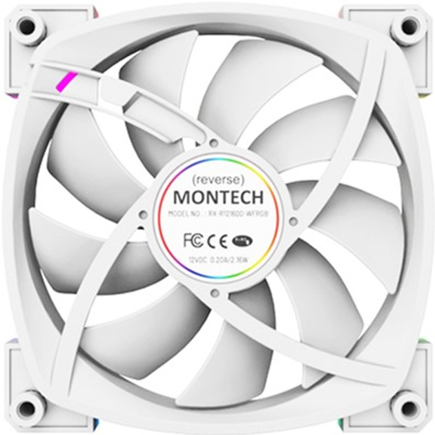 Wentylator Montech RX120 PWM (RX120 PWM BIAŁY) - obraz 6