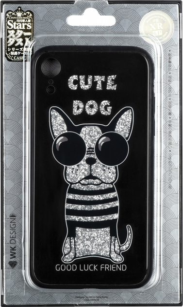 Etui WK WPC-087 do Apple iPhone Xr Cute Dog Black (681920360759) - obraz 3