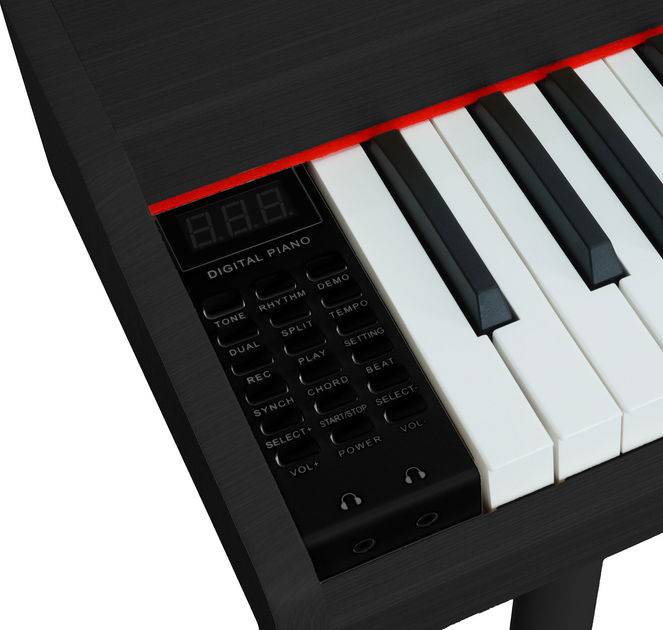 Pianino cyfrowe MusicMate MM-P20-B PrestigeNote (5904119284212) - obraz 4