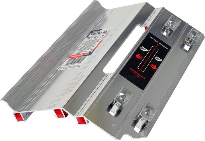 Prowadnica do fazowania płytek YATO 45 stopni 250 x 170 mm (YT-36984) - obraz 2