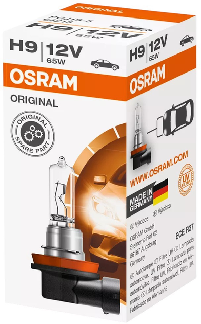 Żarówka samochodowa Osram Original H9 65 W 12 V (4050300524368) - obraz 2