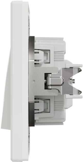 1-клавішний вимикач Schneider Electric Asfora з підсвіткою самозажимний білий (EPH1400121) - изображение 3