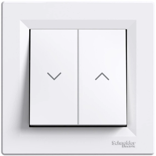 Вимикач для жалюзі Schneider Electric Asfora самозажимний білий EPH1300121 - Фото 1 Вимикач для жалюзі Schneider Electric Asfora самозажимний білий EPH1300121 - изображение 1