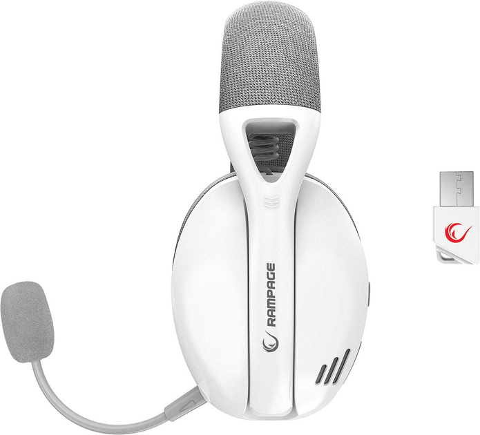 Słuchawki Rampage Crack H11 White (CRACKH11-WHITE) - obraz 4