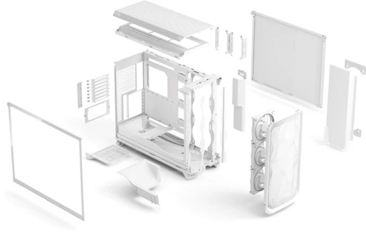 Obudowa Fractal Design Meshify 3 XL White RGB TG CT (FD-C-MES3X-06) - obraz 14