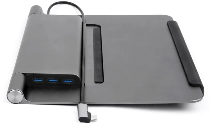 Podstawka pod laptopa Acer ze zintegrowaną stacją dokującą 5 w 1, srebrna (HP.DSCAB.012) - obraz 5