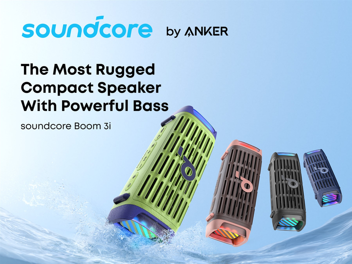Przenośny głośnik Anker SoundCore Boom 3i 50W RGB Brown (D5100080) - obraz 7