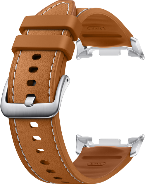 Ремінець Samsung Hybrid (S/M/L) для Samsung Galaxy Watch 8 Camel (ET-SLL50LAEGEU) - зображення 3