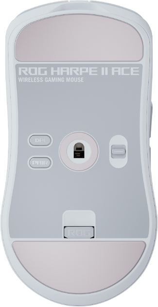 Миша ASUS ROG Harpe II Ace Bluetooth/Wireless/USB White (90MP0490-BMUA10) - зображення 4