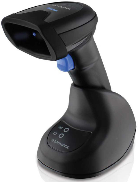 Skaner kodów kreskowych 2D Datalogic QSCAN QBT2500 w komplecie z kablem USB, czarny (QBT2500-BK-BTK1) - obraz 1