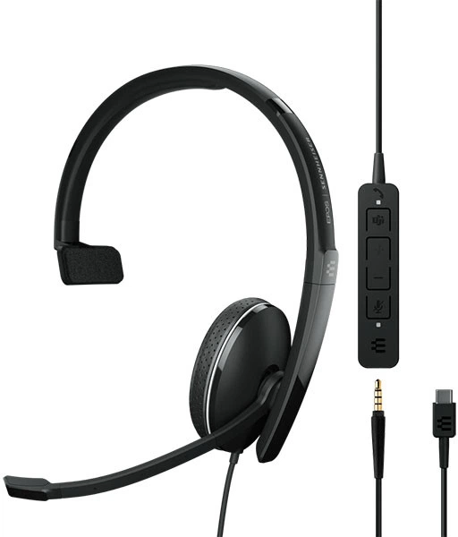 Навушники Sennheiser Adapt 135T USB-C II (1000904) - Фото 3 Навушники Sennheiser Adapt 135T USB-C II (1000904) - зображення 3