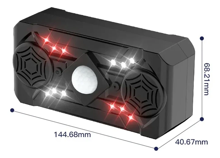 Ультразвуковой репеллент Siurn с двумя динамиками usb питание 3 режима черный - Фото 3 Ультразвуковой репеллент Siurn с двумя динамиками usb питание 3 режима черный - изображение 3