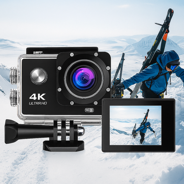 Экшн-камера 4K WiFi с водонепроницаемым боксом DMX - изображение 6