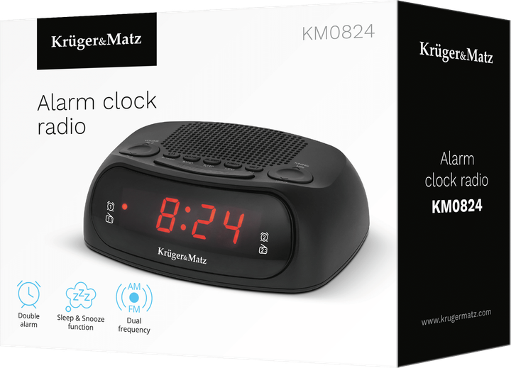 Radiobudzik Kruger&Matz KM0824 (5901890098328) - obraz 6