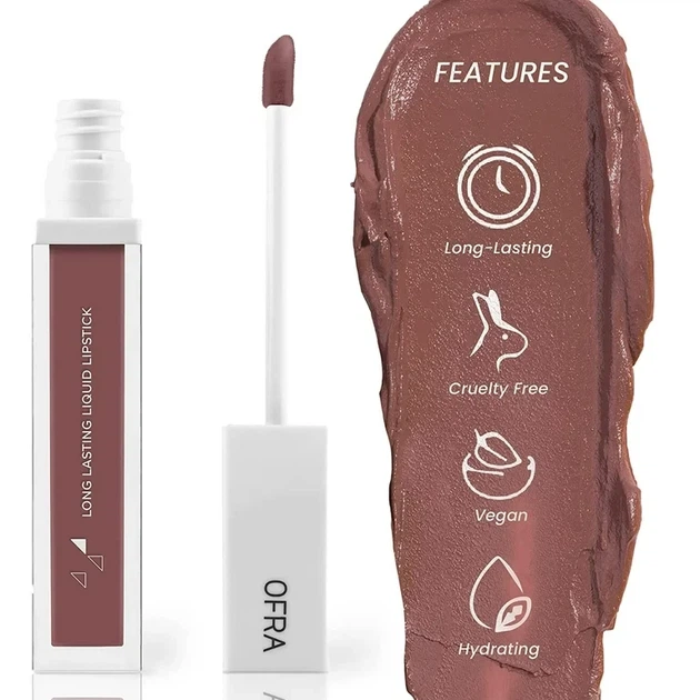 Жидкая матовая помада Ofra Long Lasting Liquid Lipstick Canyon 8 г - Фото 7 Жидкая матовая помада Ofra Long Lasting Liquid Lipstick Canyon 8 г - изображение 7
