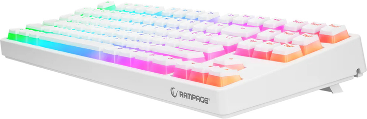 Klawiatura przewodowa Rampage KB-R136 GHOST White (8680096115011) - obraz 4