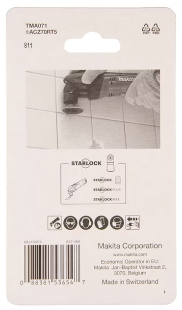 Brzeszczot Makita HM SEG 70 TMA071 MULTITOOL  (88381536547) - obraz 3