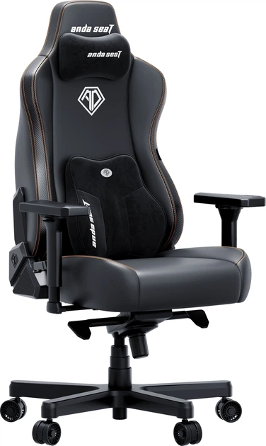 Fotel gamingowy Anda Seat Kaiser 3E Size XL Black PVC (AD23YC-XL-08-B-PV/C-B01) - obraz 2