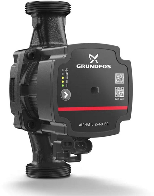 Pompa obiegowa Grundfos ALPHA1 L 25-60 180 (99160584) (5712607862787) - obraz 2