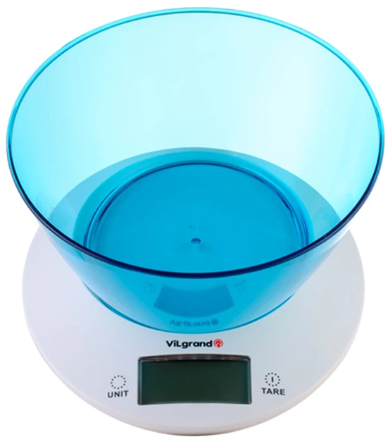 Весы кухонные ViLgrand VKS-533C Blue - изображение 3