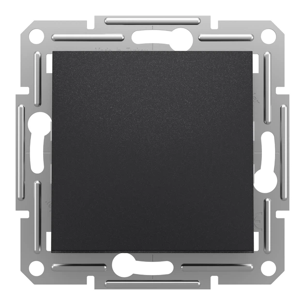 Кнопковий вимикач Schneider Electric Asfora антрацит EPH0700171 - зображення 3