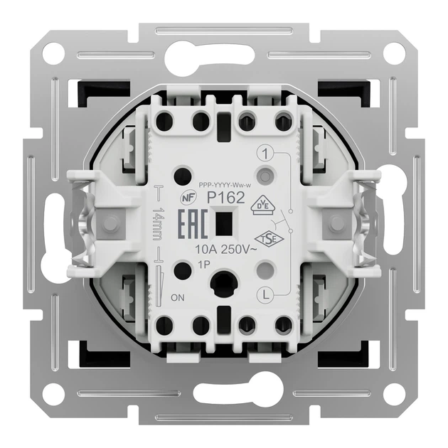 Кнопковий вимикач Schneider Electric Asfora антрацит EPH0700171 - зображення 8