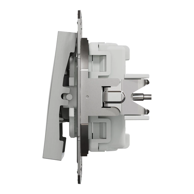 Выключатель трёхклавишный Schneider Electric Asfora алюминий EPH2100161 - изображение 2