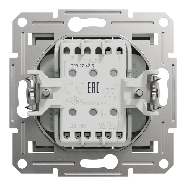 Выключатель трёхклавишный Schneider Electric Asfora алюминий EPH2100161 - изображение 8