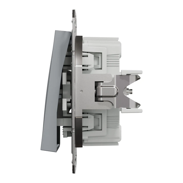 Кнопковий вимикач Schneider Electric Asfora сталь EPH0700162 - зображення 5