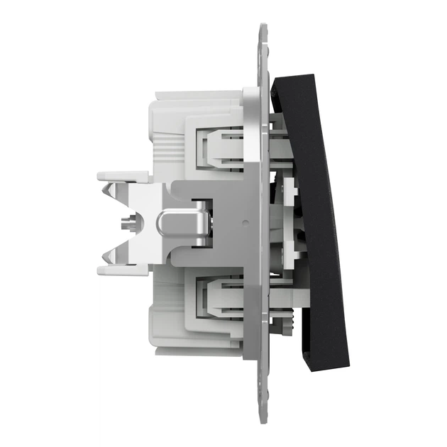 Переключатель одноклавишный Schneider Electric Asfora антрацит EPH0400171 - изображение 5