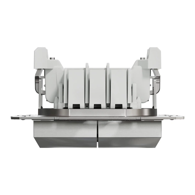 Переключатель двухклавишный Schneider Electric Asfora алюминий EPH0600161 - изображение 6