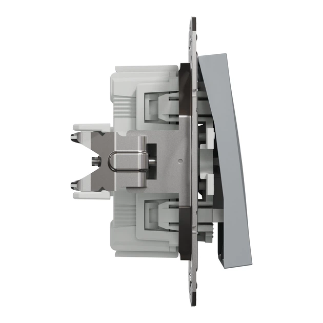 Вимикач для жалюзі Schneider Electric Asfora сталь EPH1300162 - зображення 6