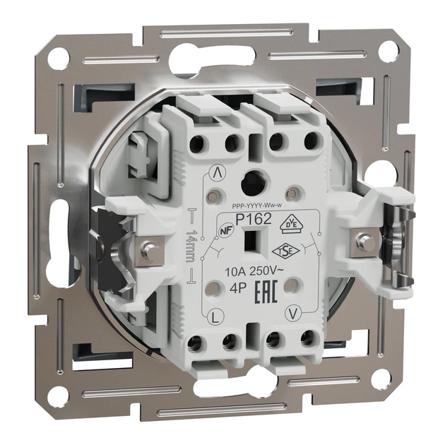 Вимикач для жалюзі Schneider Electric Asfora сталь EPH1300162 - зображення 7