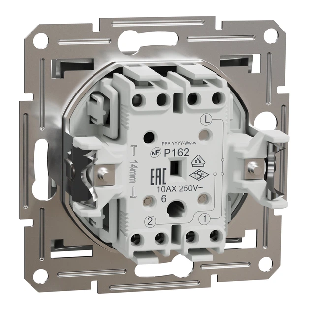Переключатель одноклавишный Schneider Electric Asfora алюминий EPH0400161 - Фото 5 Переключатель одноклавишный Schneider Electric Asfora алюминий EPH0400161 - изображение 5